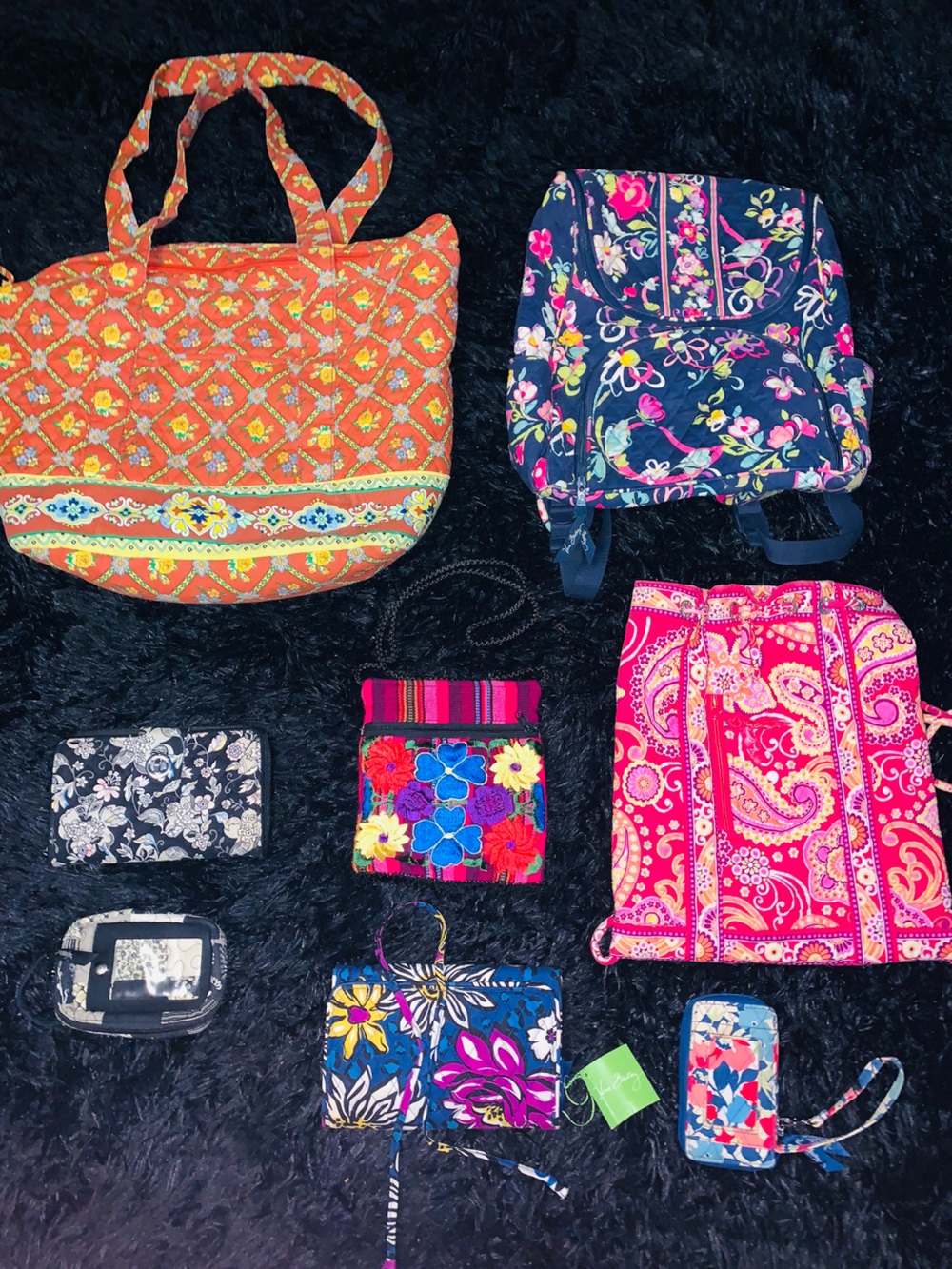 Vera Bradley Mixed Floral Multi-Color Totes, Backpacks,&More+Donna Sharp & other